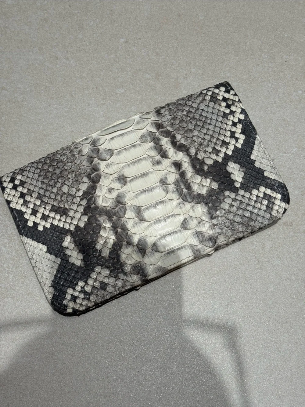Hunting Season Natural Python Clutch - Picture 1 of 5